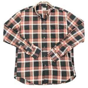 J.Crew Men's Medium Tailored Woven Cotton Plaid Button Down Shirt